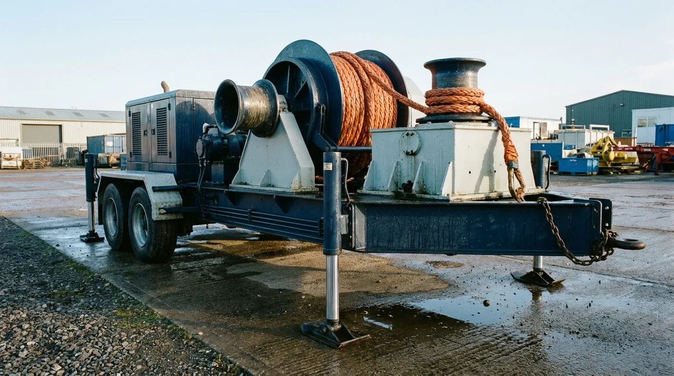 дизельная кабестанная лебёдка 10 тонн