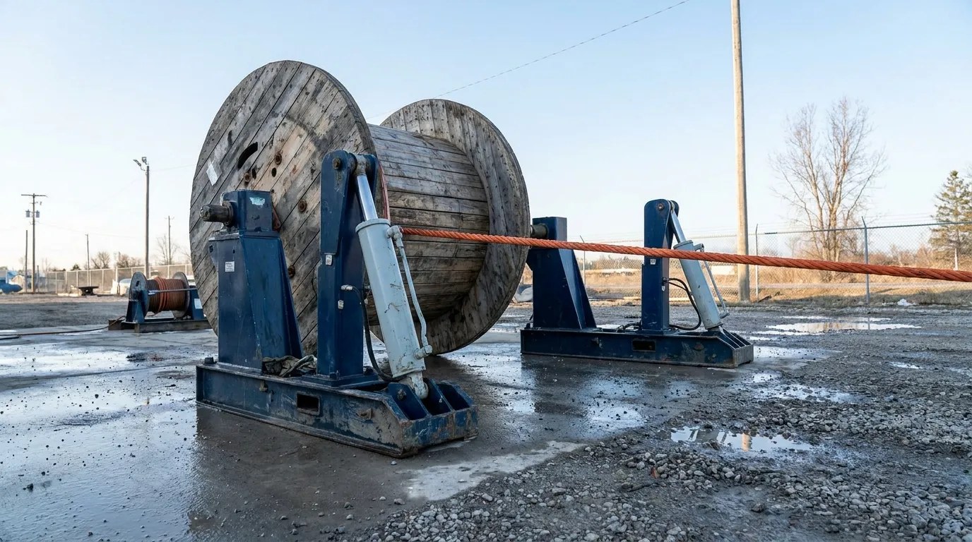 кабельные домкраты с барабаном