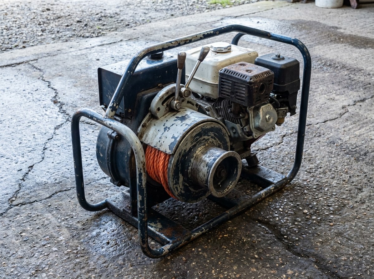 portable petrol capstan