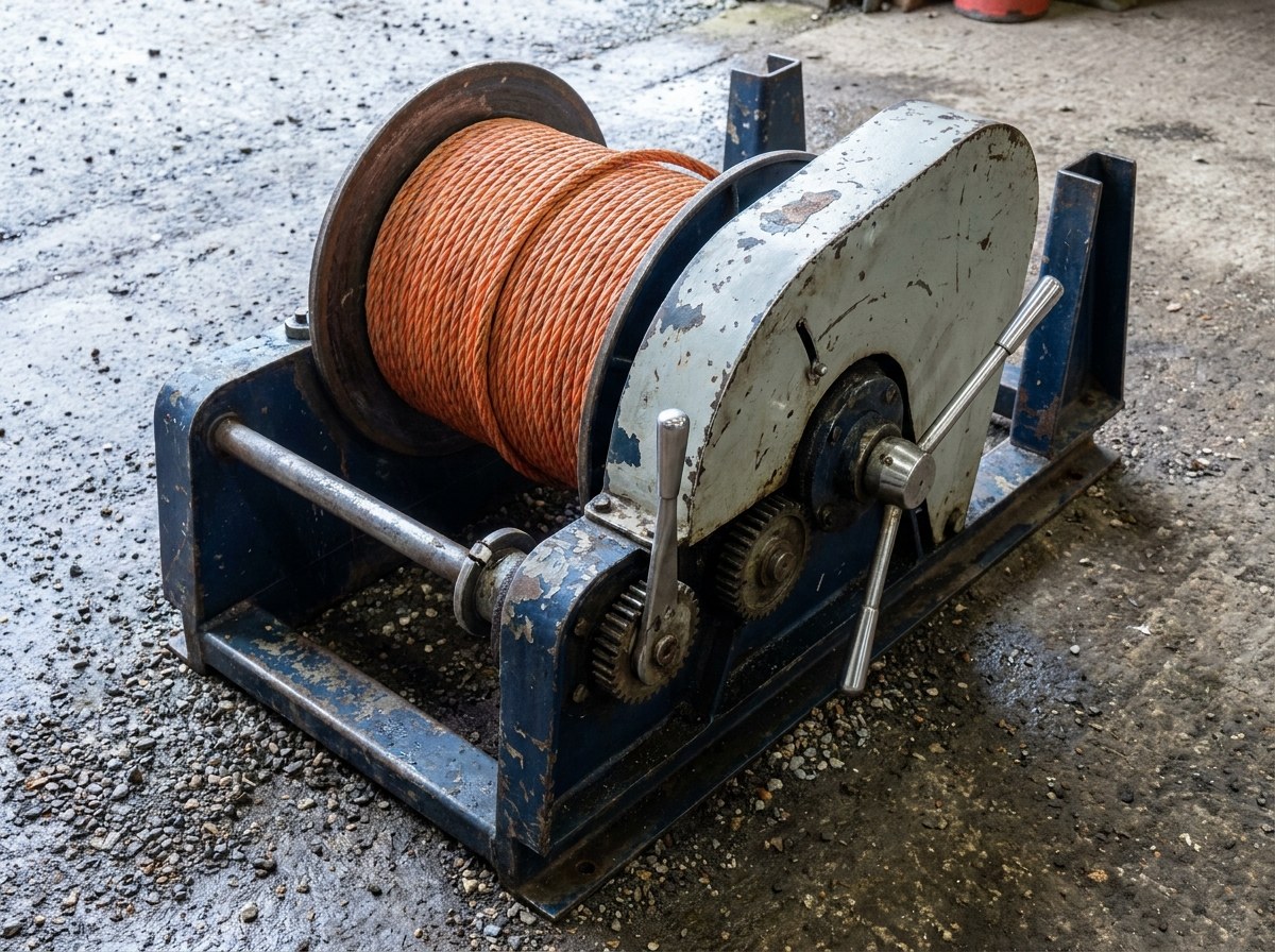 rope take up reel